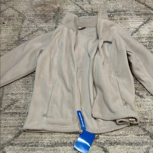 Columbia Cream Fleece Jacket